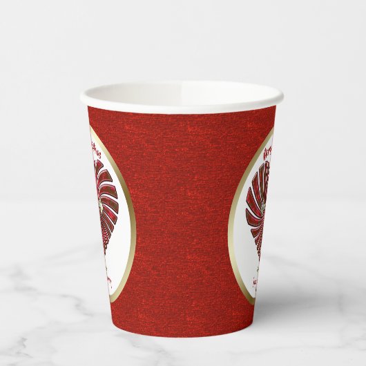 Gobelets En Papier Noël personnalisé Cross-My-Heart (Gauche)