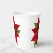 Gobelets En Papier Noël Poinsettia (Droite)