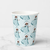 Gobelets En Papier Noël Princesse Enchantée Filles Snowflakes (Verso)