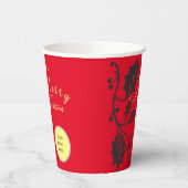 Gobelets En Papier Noël rouge (Gauche)