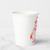 Gobelets En Papier Noël rouge et blanc du Père Noël (Droite)