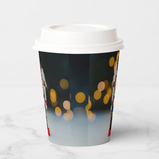 Gobelets En Papier Noël SlipperyJoe nutcracker figurine ornement (Gauche)