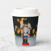 Gobelets En Papier Noël SlipperyJoe nutcracker figurine ornement (Verso)