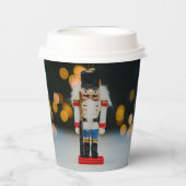 Gobelets En Papier Noël SlipperyJoe nutcracker figurine ornement (Recto)