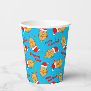 Gobelets En Papier Noël Tamales Motif