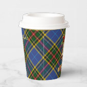 Gobelets En Papier Noël Tartan personnalisé de Bethune (Droite)