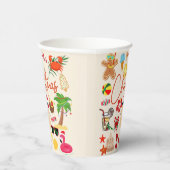 Gobelets En Papier Noël tropical (Droite)