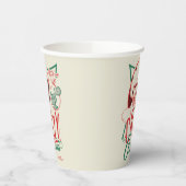 Gobelets En Papier Noël Vacances Fou À propos de Noël (Gauche)