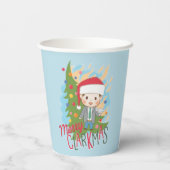 Gobelets En Papier Noël vacances Joyeux Clarkmas (Verso)