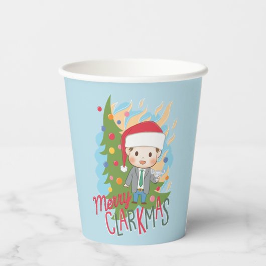 Gobelets En Papier Noël vacances Joyeux Clarkmas (Verso)