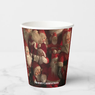 Gobelets En Papier Noël Vintage