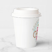 Gobelets En Papier Noël voeux chocolat chaud baisers (Droite)