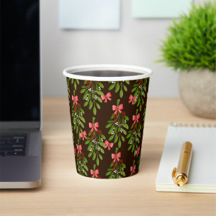 Gobelets En Papier Noëls d'Hollies - Tasses en Papier