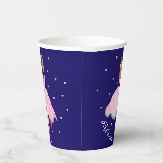Gobelets En Papier Noisette de Noël Ballerina Dk Brn (Droite)