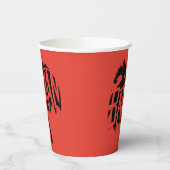 Gobelets En Papier Nom de la brosse d'encre Batman (Gauche)