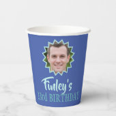 Gobelets En Papier Nom et photo personnalisés Rainbow Gay Anniversair (Verso)