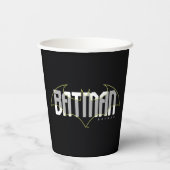 Gobelets En Papier Nom Hi-Tech Graphique de Batman (Verso)