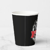 Gobelets En Papier Nom personnalisé Chess Player Club Checkmate (Droite)