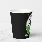 Gobelets En Papier NOM personnalisé Golfing Pro Golf Club Player (Droite)