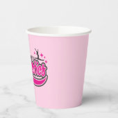 Gobelets En Papier NOM personnalisé Gymnaste Split Leap Gymnastique (Gauche)