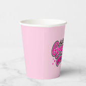 Gobelets En Papier NOM personnalisé Gymnaste Split Leap Gymnastique (Droite)