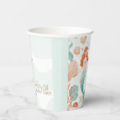 Gobelets En Papier Nom personnalisé Mermaid Bash Coupes papier fête d (Droite)