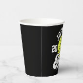 Gobelets En Papier NOM Personnalisé Tennis Lecteur Racket Ball Court (Droite)