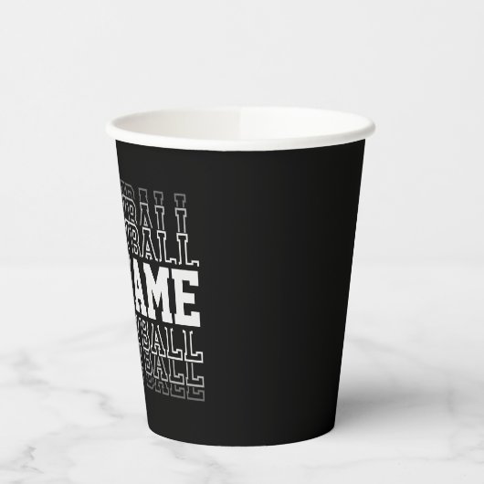 Gobelets En Papier NOM PERSONNALISÉ Vanisant Volleyball Logo Joueur d (Gauche)