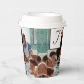 Gobelets En Papier Norman Rockwell Monogramme Thanksgiving (Droite)