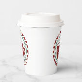 Gobelets En Papier North Pôle chocolat chaud entreprise Noël (Gauche)