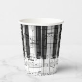 Gobelets En Papier notes de musique piano (Droite)