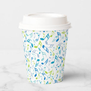 Gobelets En Papier Notes musicales