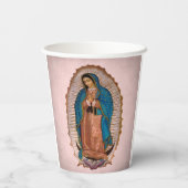 Gobelets En Papier Notre-Dame de Guadalupe 1531 (Verso)