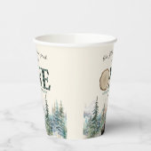 Gobelets En Papier Notre petit bûcheron Ours 1er anniversaire (Gauche)