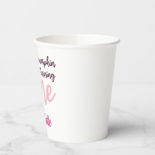 Gobelets En Papier notre petit citrouille fait un 1er anniversaire (Gauche)