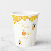 Gobelets En Papier Notre petit miel devient un jour d'abeilles (Recto)