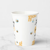 Gobelets En Papier Notre petit miel | Premier anniversaire (Gauche)