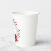 Gobelets En Papier Notre premier mariage de Noël (Gauche)