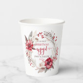 Gobelets En Papier Notre première couronne de Noël (Verso)