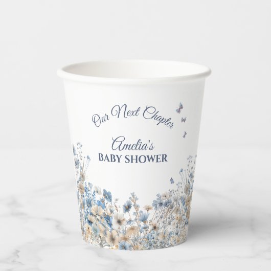 Gobelets En Papier Notre prochain chapitre Elégant Serene Blossom Mea (Recto)