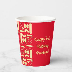 Gobelets En Papier Nouilles Pasta Enfant 1er Anniversaire fête Italie