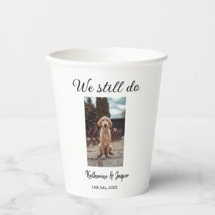 Gobelets En Papier Nous faisons toujours mariage couple animal photo