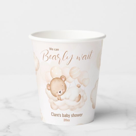 Gobelets En Papier Nous Pouvons Attendre Des Tasses De Papier Neutres (Recto)