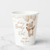 Gobelets En Papier Nous pouvons attendre le Baby shower (Verso)