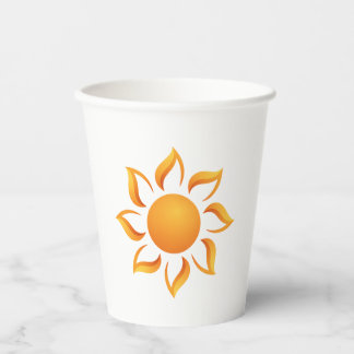 Gobelets En Papier Nous remplissons les journées de soleil