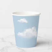 Gobelets En Papier Nous sommes sur le Baby shower Cloud 9 Blue Boy (Verso)