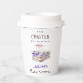 Gobelets En Papier Nouveau chapitre Débuter Lavender Brunch Baby show (Recto)