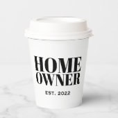 Gobelets En Papier Nouveau propriétaire (Recto)