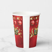 Gobelets En Papier Nouvelle Coupe Rouge 2025 (Droite)