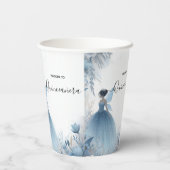 Gobelets En Papier Nouvelle Sorcière d'arbre naturel Quinceanera de l (Verso)